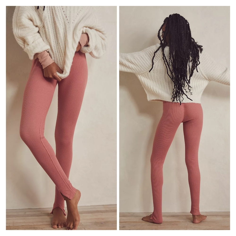 Free People Early Night Thermal Leggings Size S